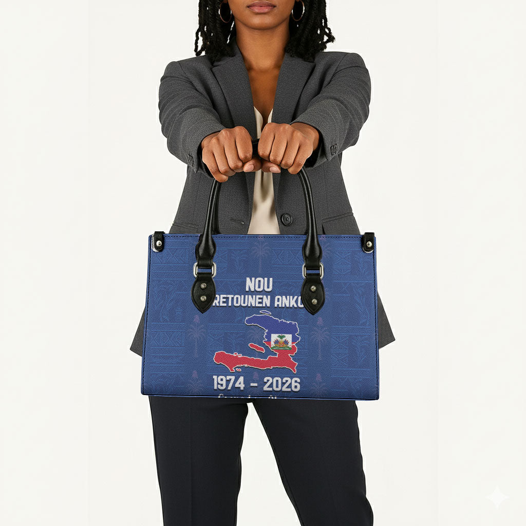 Haiti Football Leather Bag Nou Retounen Anko 1974-2026