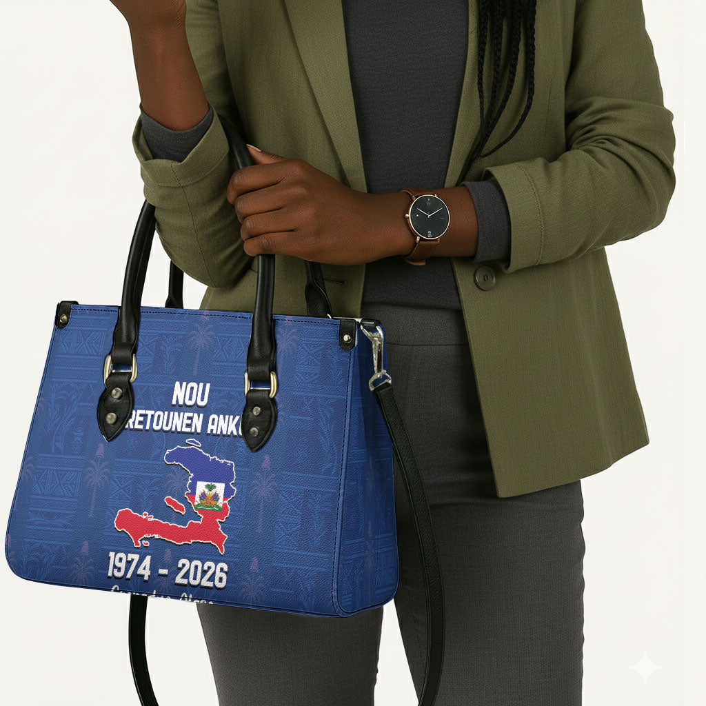Haiti Football Leather Bag Nou Retounen Anko 1974-2026
