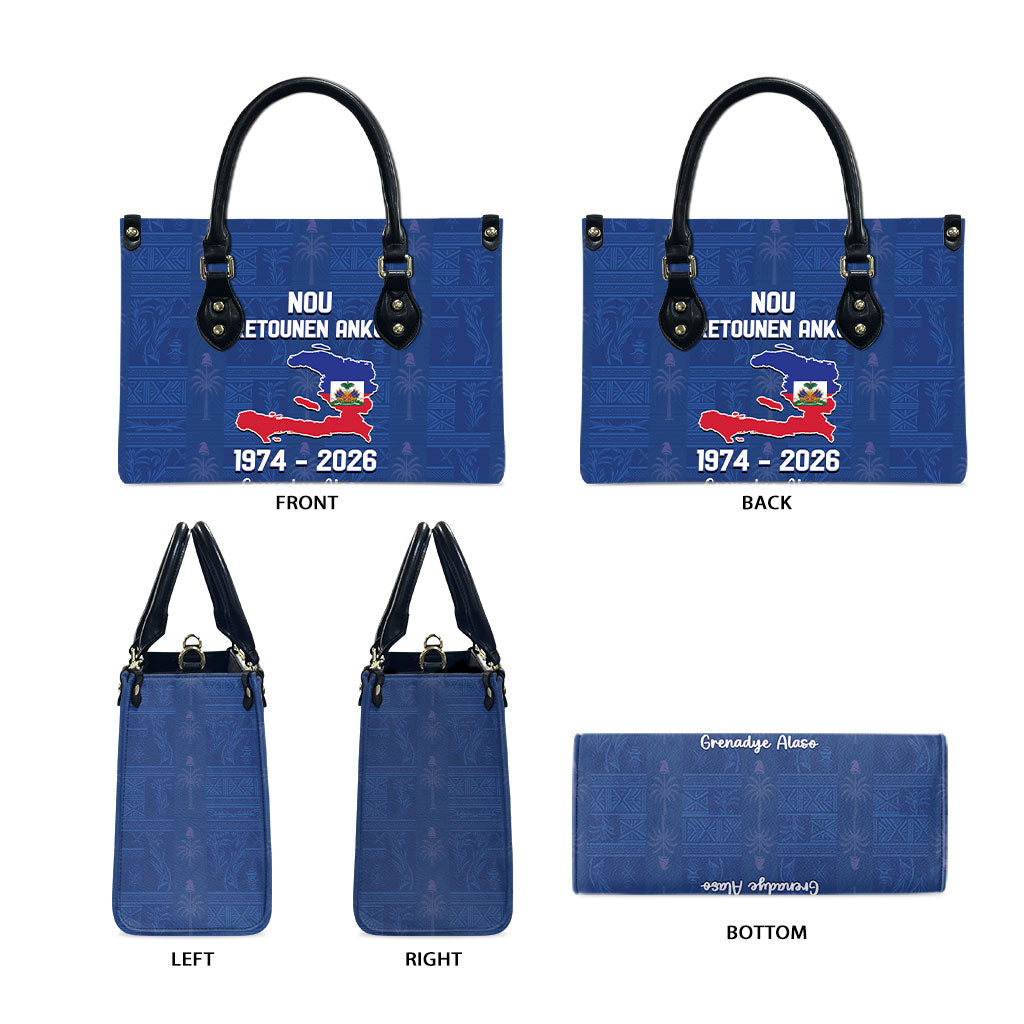Haiti Football Leather Bag Nou Retounen Anko 1974-2026