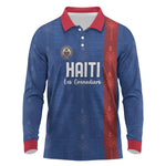 Haiti Football Long Sleeve Polo Shirt Nou Retounen Anko 1974-2026