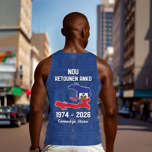 Haiti Football Men Tank Top Nou Retounen Anko 1974-2026