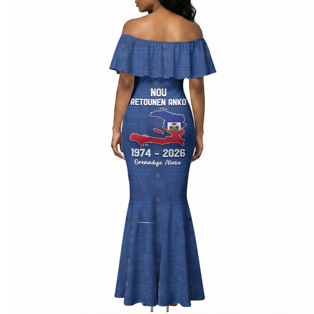 Haiti Football Mermaid Dress Nou Retounen Anko 1974-2026