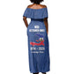 Haiti Football Off Shoulder Maxi Dress Nou Retounen Anko 1974-2026