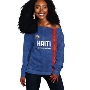 Haiti Football Off Shoulder Sweater Nou Retounen Anko 1974-2026
