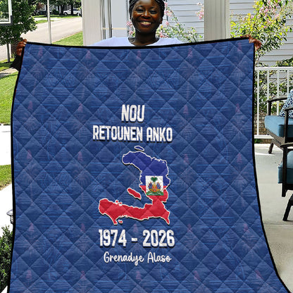 Haiti Football Quilt Nou Retounen Anko 1974-2026