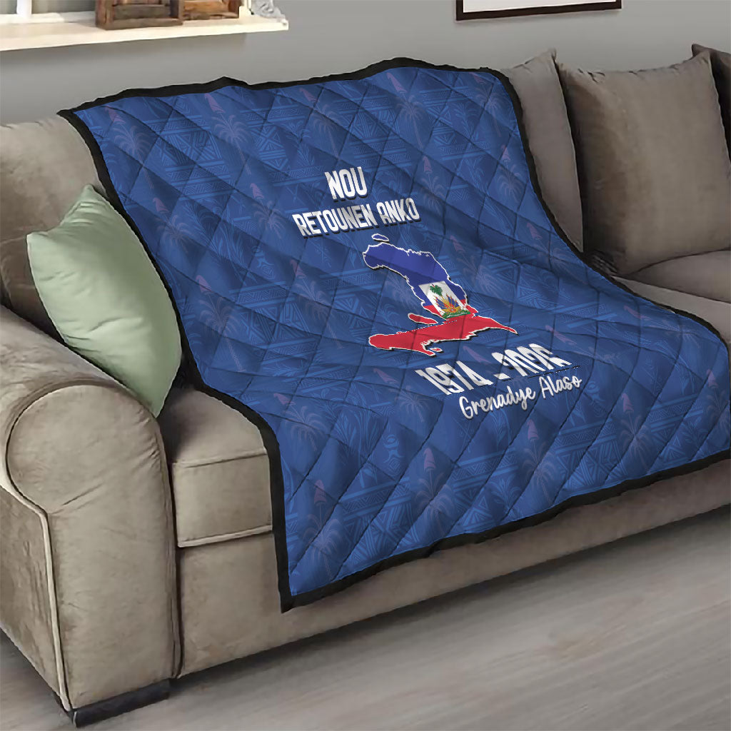 Haiti Football Quilt Nou Retounen Anko 1974-2026