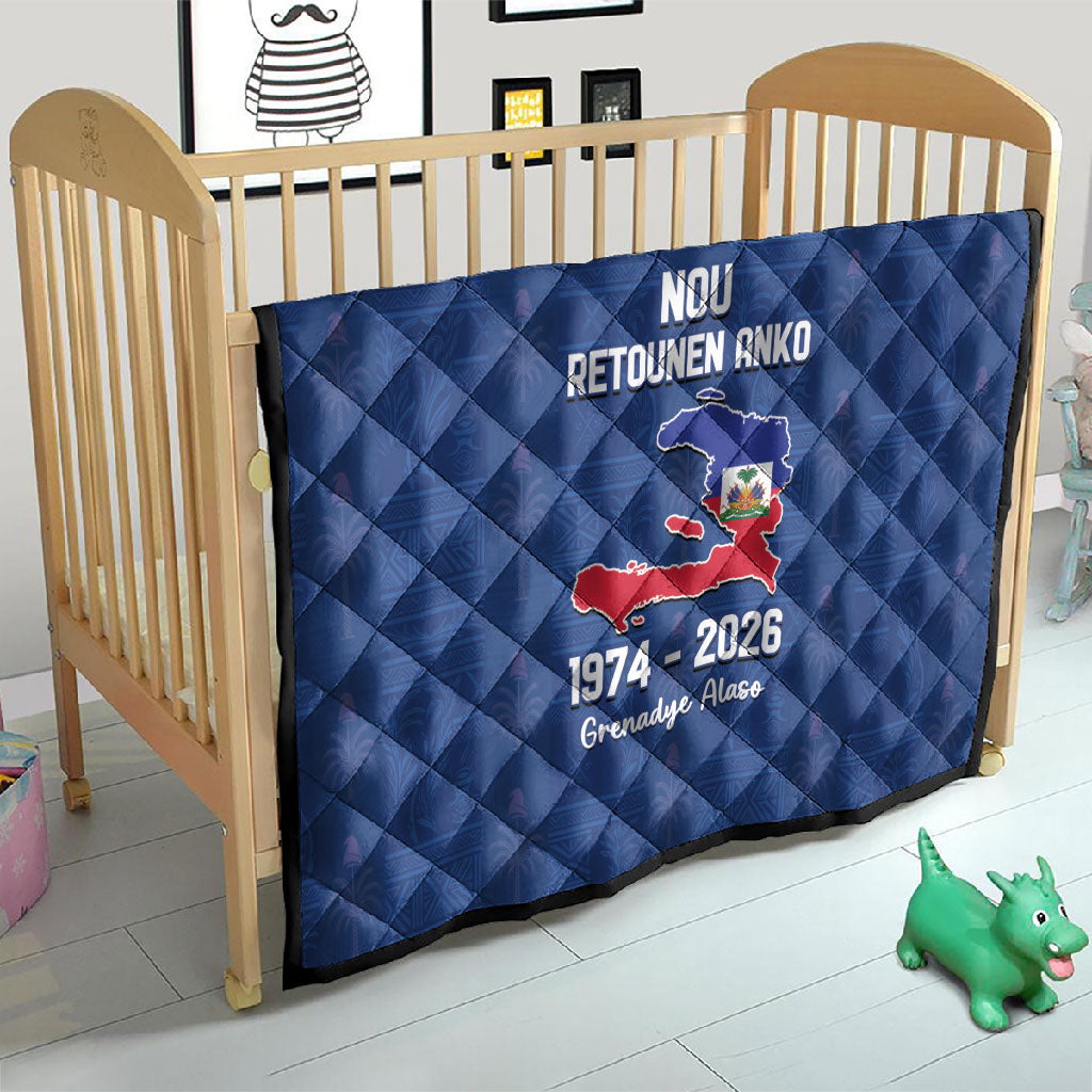 Haiti Football Quilt Nou Retounen Anko 1974-2026