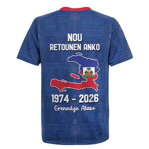 Haiti Football Rugby Jersey Nou Retounen Anko 1974-2026
