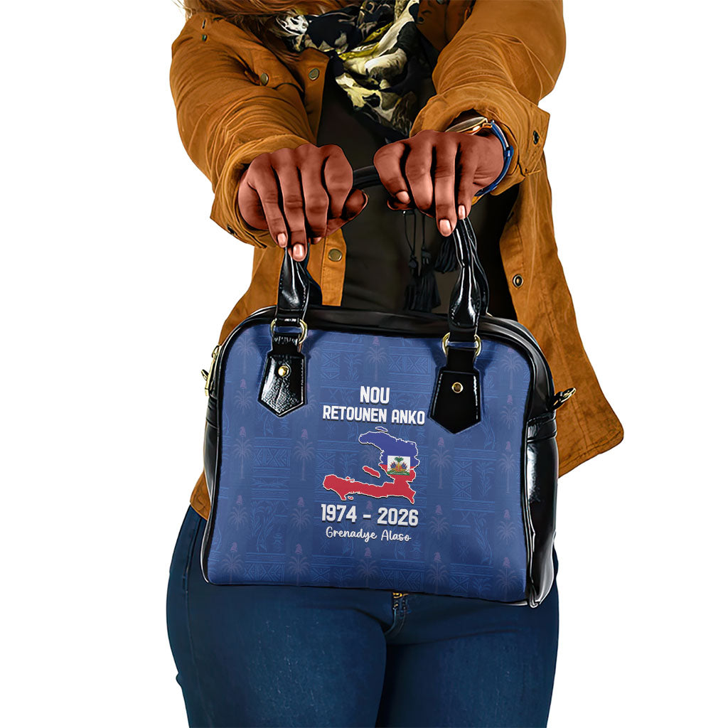 Haiti Football Shoulder Handbag Nou Retounen Anko 1974-2026