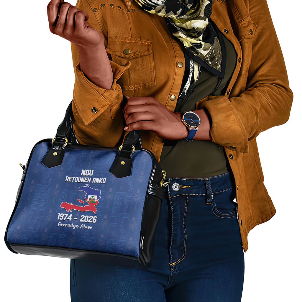 Haiti Football Shoulder Handbag Nou Retounen Anko 1974-2026