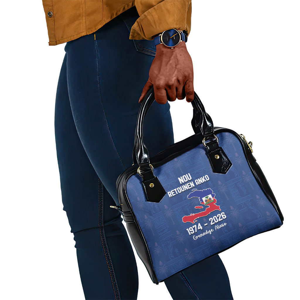 Haiti Football Shoulder Handbag Nou Retounen Anko 1974-2026