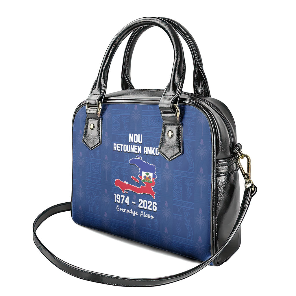 Haiti Football Shoulder Handbag Nou Retounen Anko 1974-2026