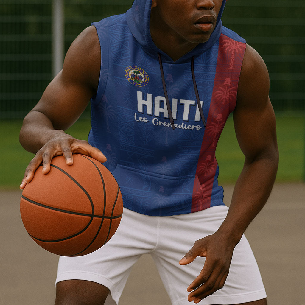 Haiti Football Sleeveless Hoodie Nou Retounen Anko 1974-2026