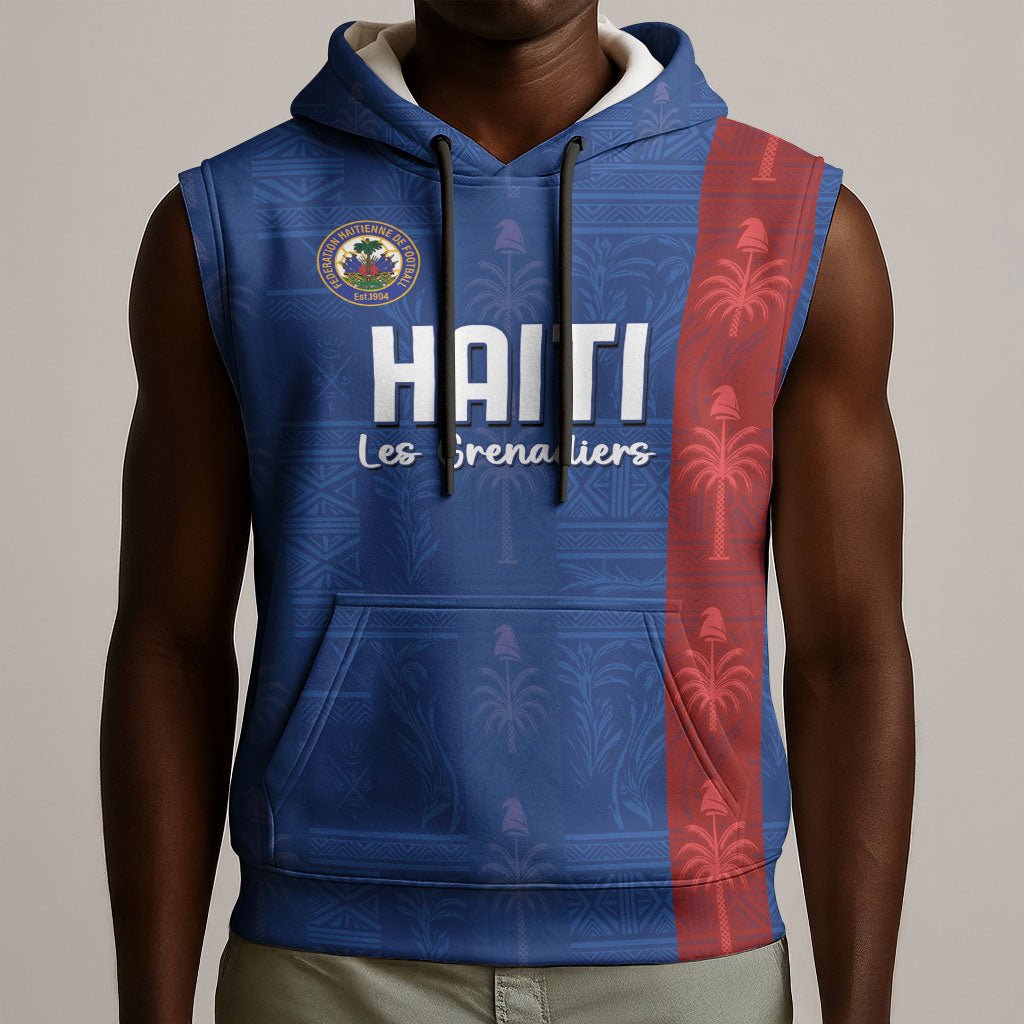 Haiti Football Sleeveless Hoodie Nou Retounen Anko 1974-2026