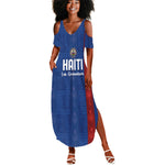 Haiti Football Summer Maxi Dress Nou Retounen Anko 1974-2026