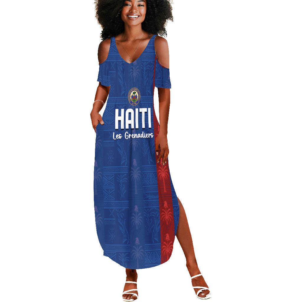 Haiti Football Summer Maxi Dress Nou Retounen Anko 1974-2026
