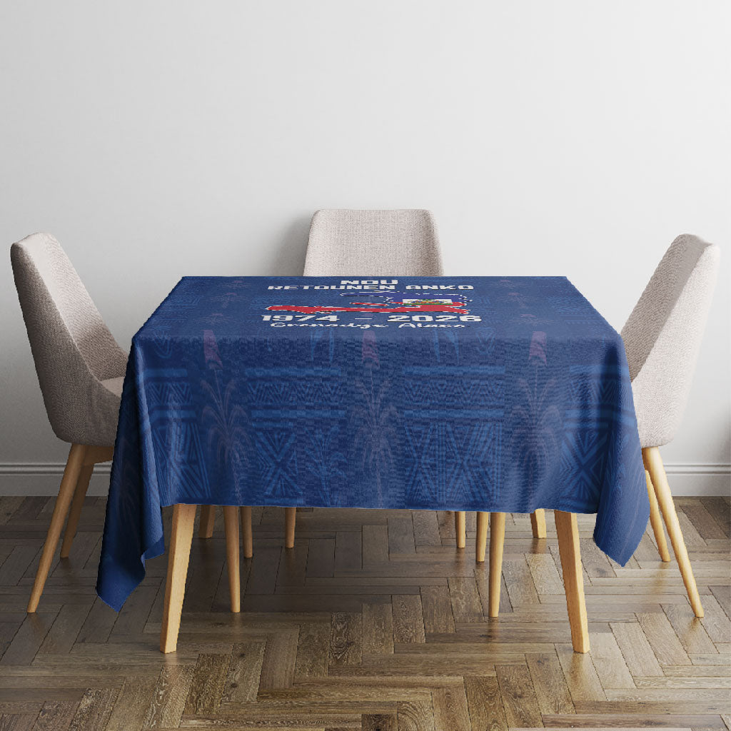 Haiti Football Tablecloth Nou Retounen Anko 1974-2026