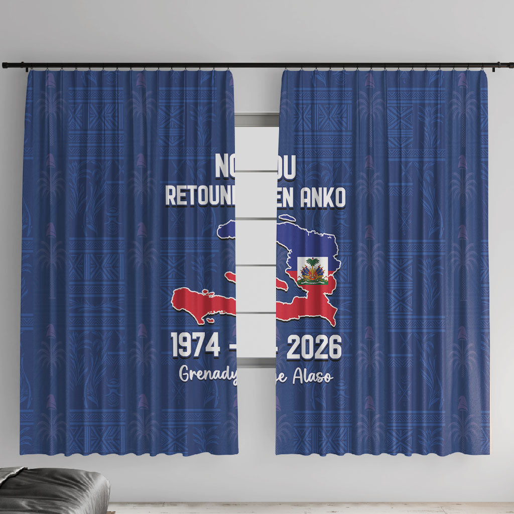 Haiti Football Window Curtain Nou Retounen Anko 1974-2026