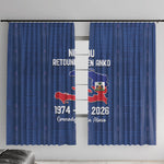 Haiti Football Window Curtain Nou Retounen Anko 1974-2026