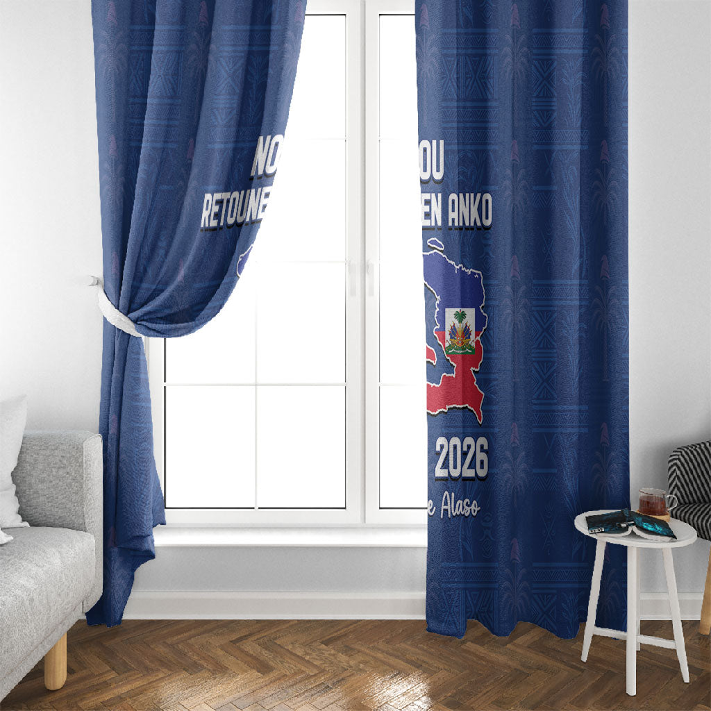 Haiti Football Window Curtain Nou Retounen Anko 1974-2026