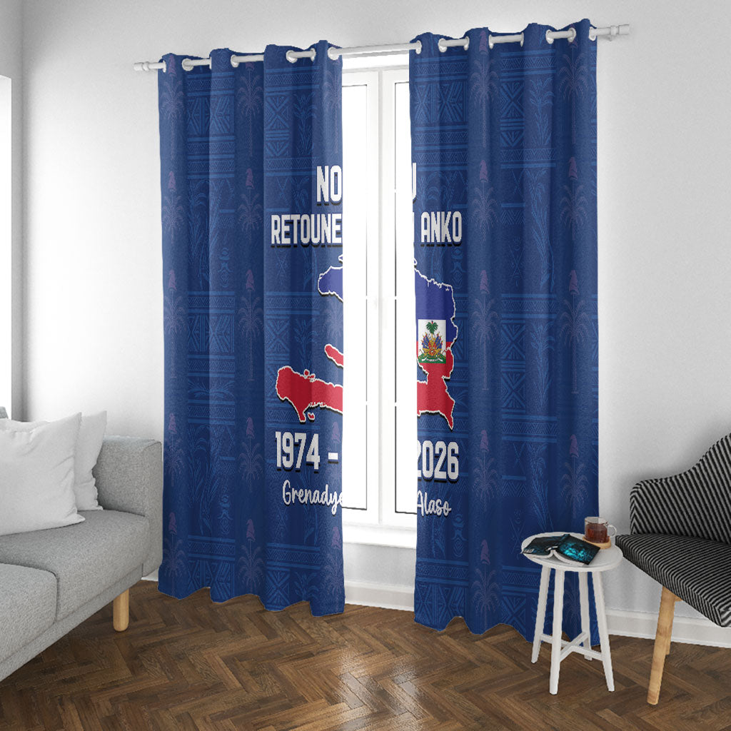 Haiti Football Window Curtain Nou Retounen Anko 1974-2026