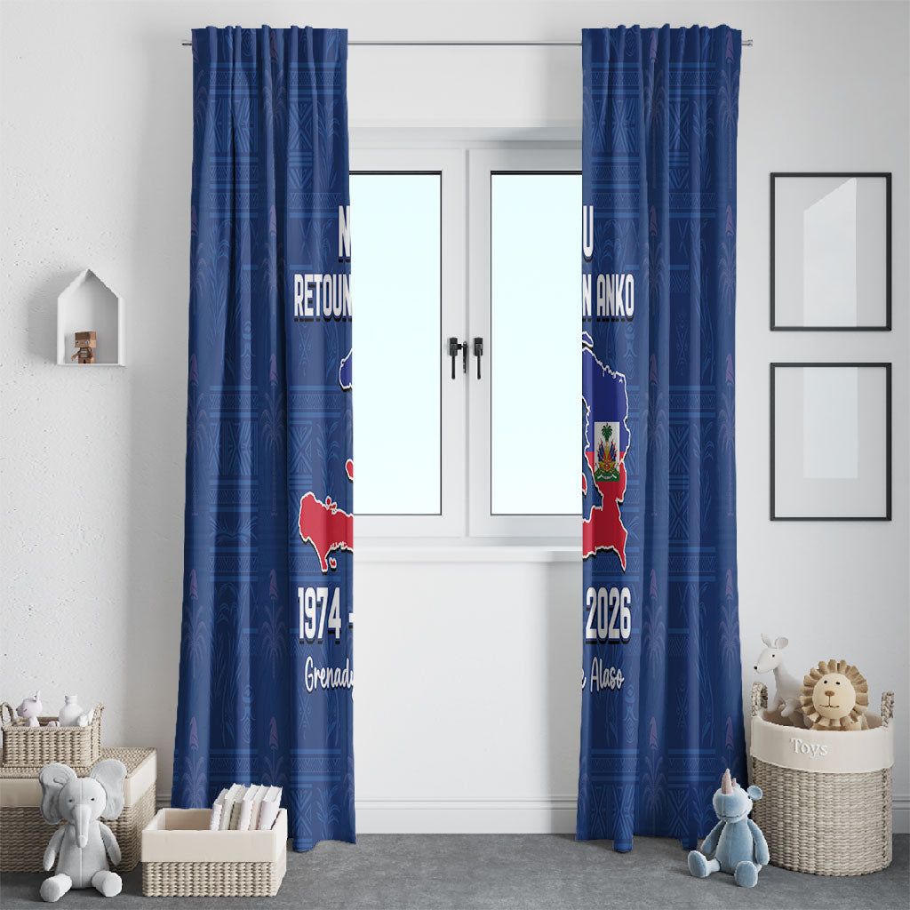 Haiti Football Window Curtain Nou Retounen Anko 1974-2026