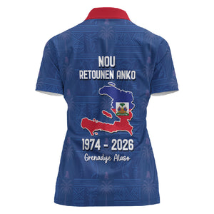 Haiti Football Women Polo Shirt Nou Retounen Anko 1974-2026