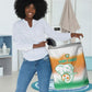 Ivory Coast Football Laundry Basket Proud Elephant Fan Edition