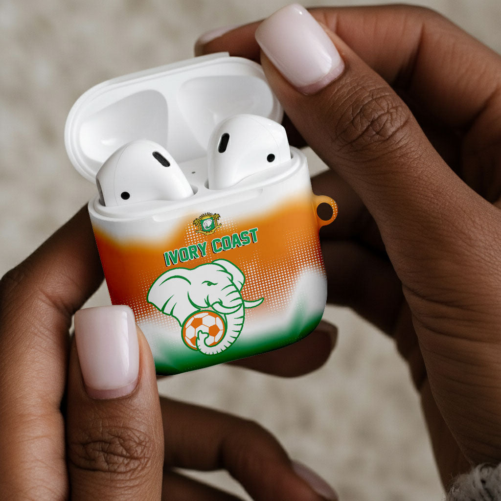 Ivory Coast Football AirPods Case Proud Elephant Fan Edition