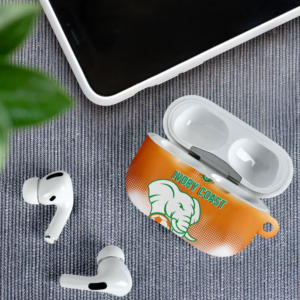 Ivory Coast Football AirPods Case Proud Elephant Fan Edition