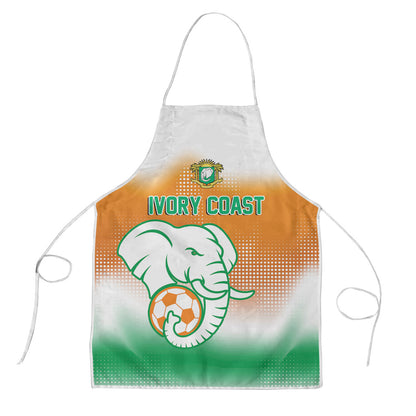 Ivory Coast Football Apron Proud Elephant Fan Edition