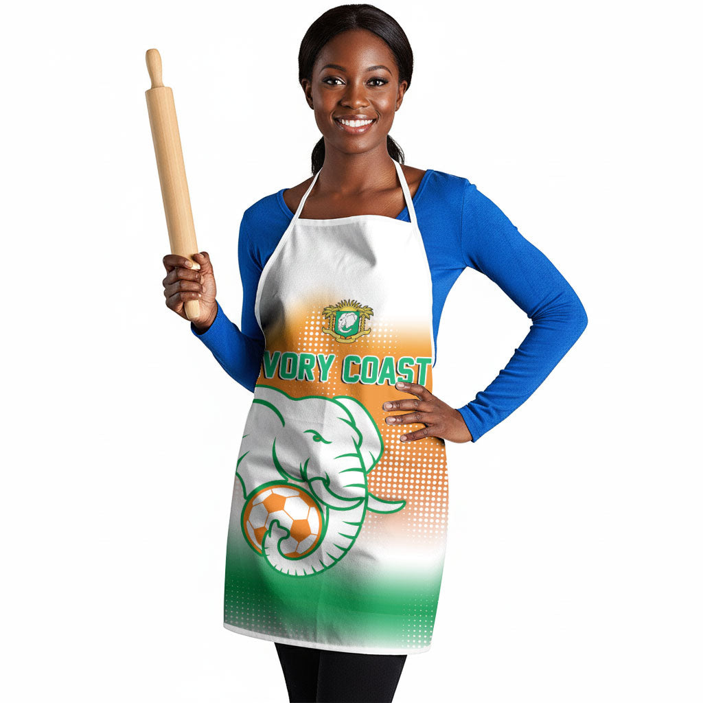 Ivory Coast Football Apron Proud Elephant Fan Edition