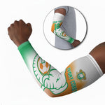 Custom Ivory Coast Football Arm Sleeves Proud Elephant Fan Edition