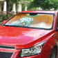 Ivory Coast Football Auto Sun Shade Proud Elephant Fan Edition