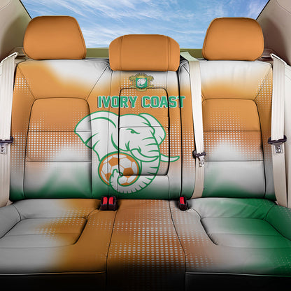 Ivory Coast Football Back Car Seat Cover Proud Elephant Fan Edition
