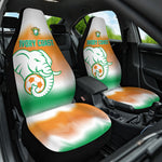 Ivory Coast Football Car Seat Cover Proud Elephant Fan Edition