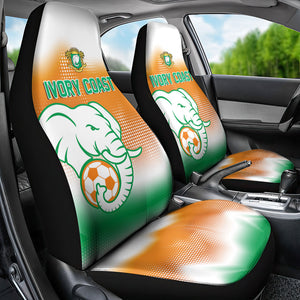 Ivory Coast Football Car Seat Cover Proud Elephant Fan Edition