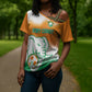 Custom Ivory Coast Football Cross Shoulder Shirt Proud Elephant Fan Edition