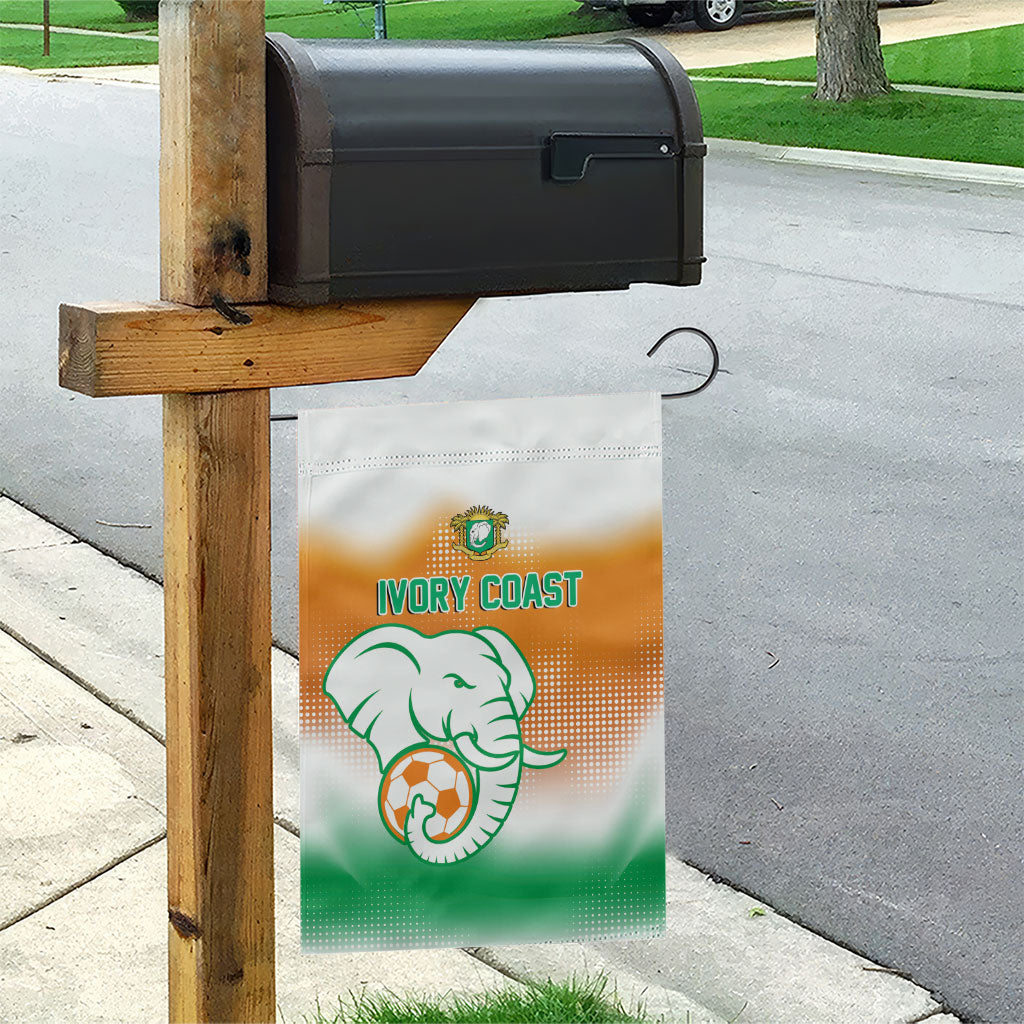 Ivory Coast Football Garden Flag Proud Elephant Fan Edition