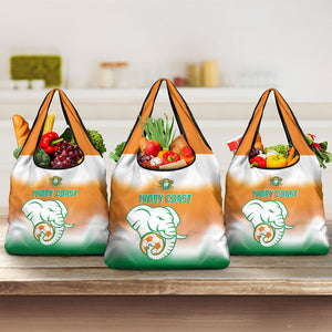 Ivory Coast Football Grocery Bag Proud Elephant Fan Edition