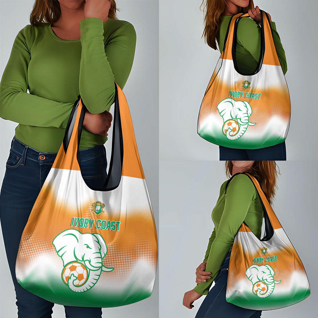 Ivory Coast Football Grocery Bag Proud Elephant Fan Edition