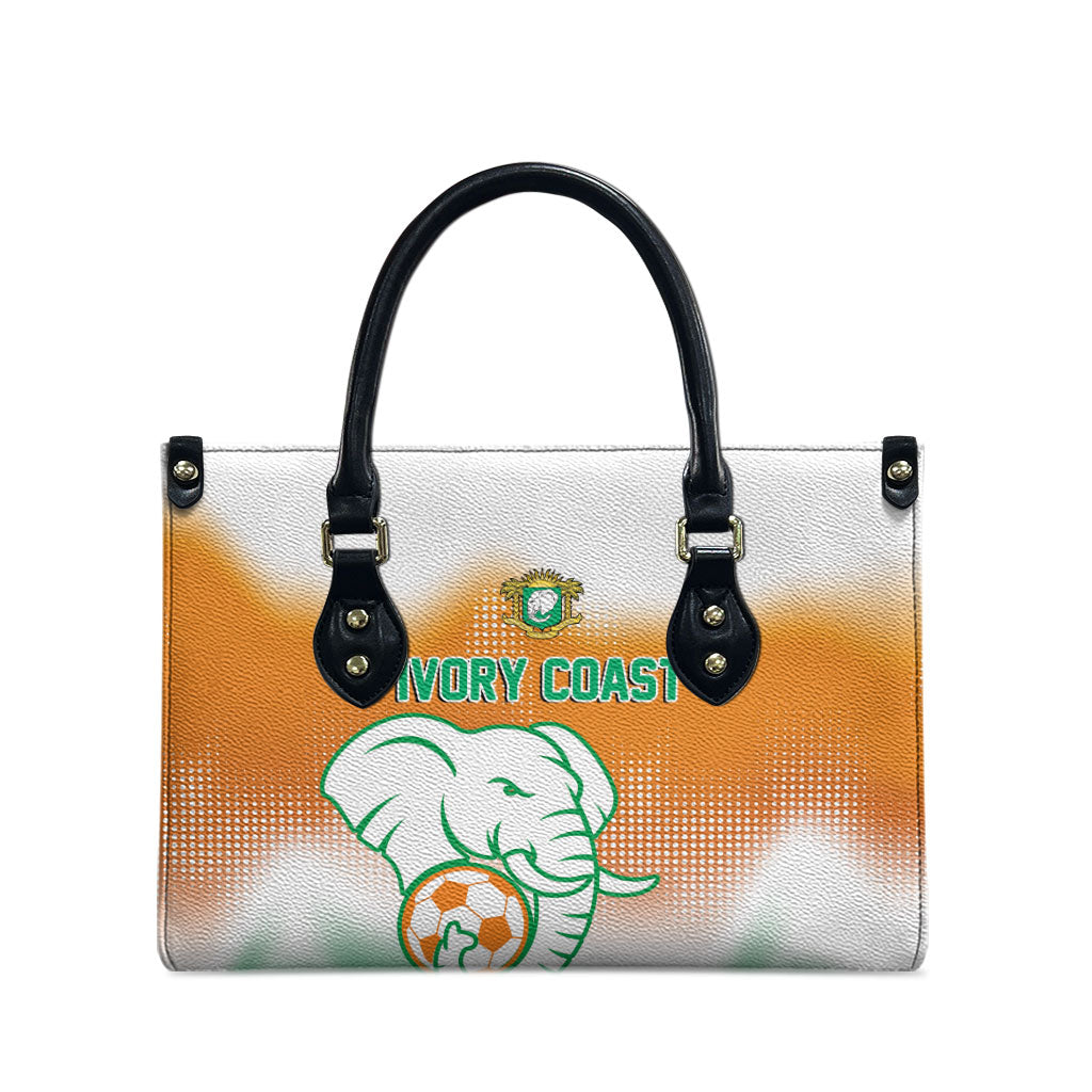 Ivory Coast Football Leather Bag Proud Elephant Fan Edition