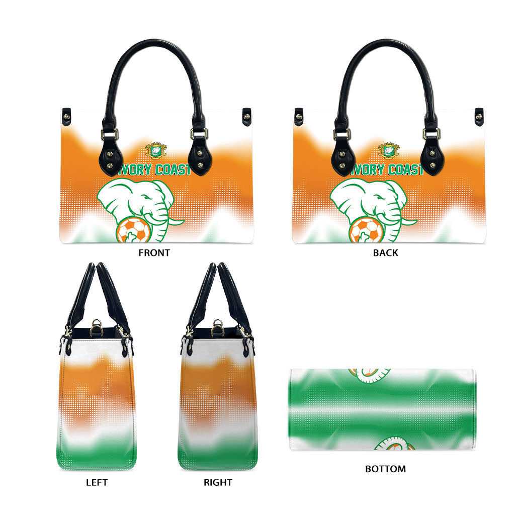 Ivory Coast Football Leather Bag Proud Elephant Fan Edition