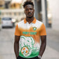 Custom Ivory Coast Football Polo Shirt Proud Elephant Fan Edition