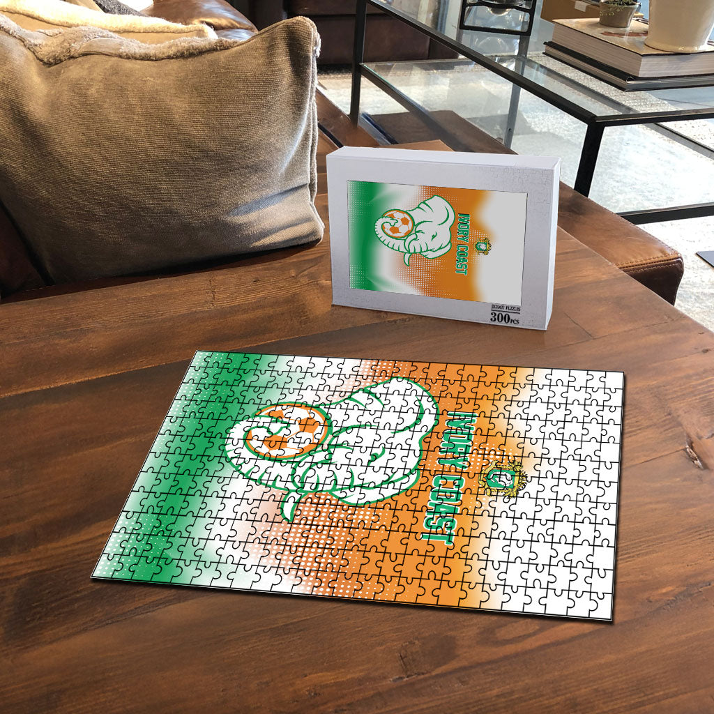 Ivory Coast Football Puzzle Proud Elephant Fan Edition