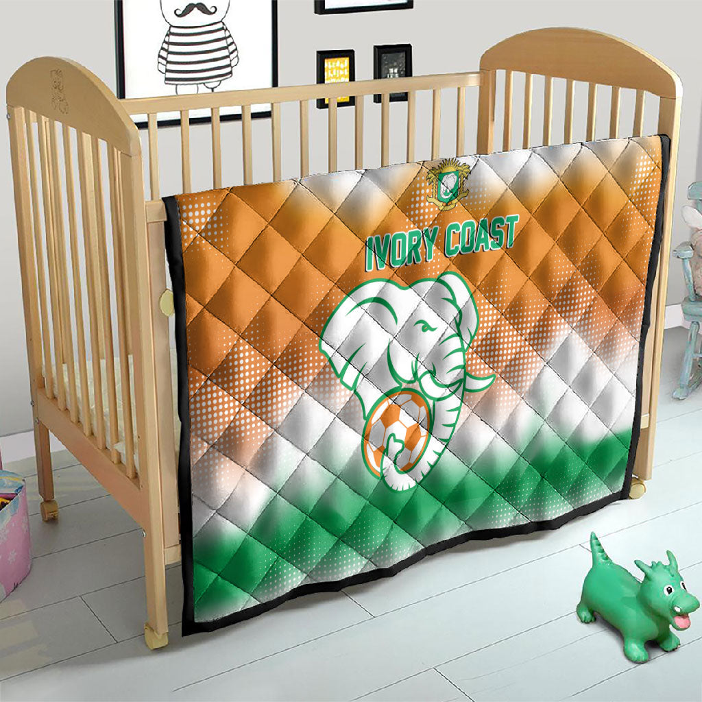 Ivory Coast Football Quilt Proud Elephant Fan Edition
