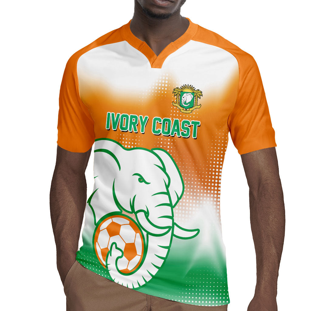 Custom Ivory Coast Football Rugby Jersey Proud Elephant Fan Edition