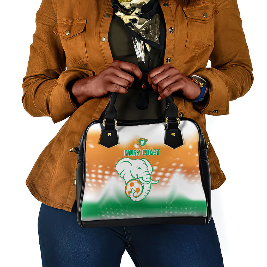 Ivory Coast Football Shoulder Handbag Proud Elephant Fan Edition