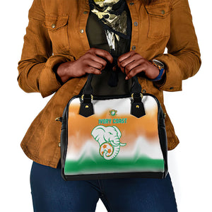Ivory Coast Football Shoulder Handbag Proud Elephant Fan Edition