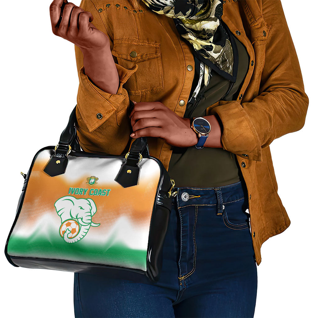 Ivory Coast Football Shoulder Handbag Proud Elephant Fan Edition